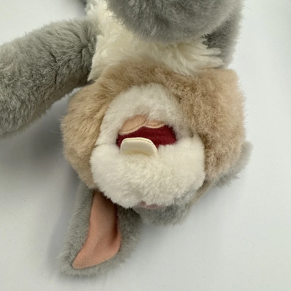 RARE Vintage Disney Store Exclusive Bambi Thumper Soft Plush Toy 11
